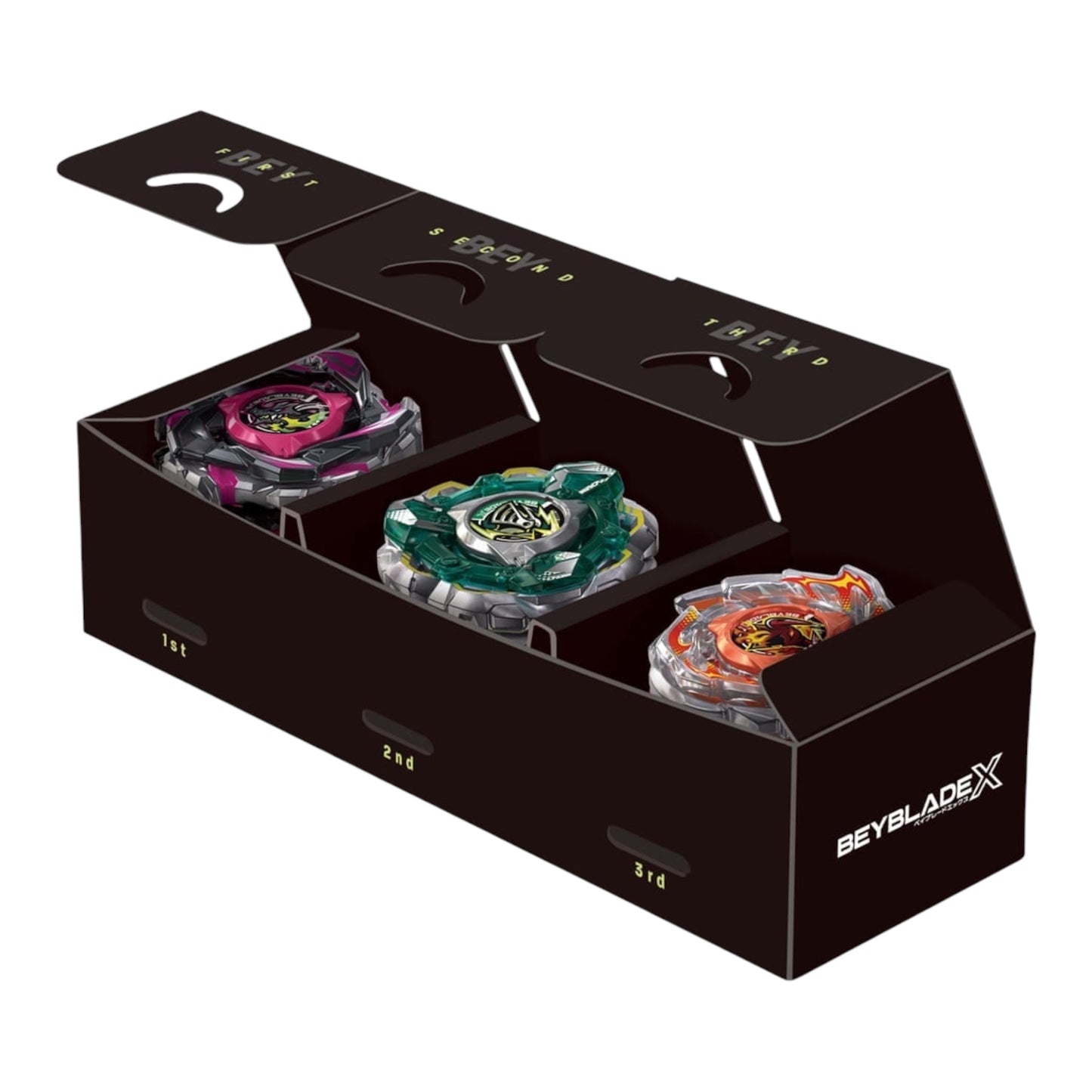 Takara Tomy Beyblade X BX-57 3on3 Deck Case (Black Version)
