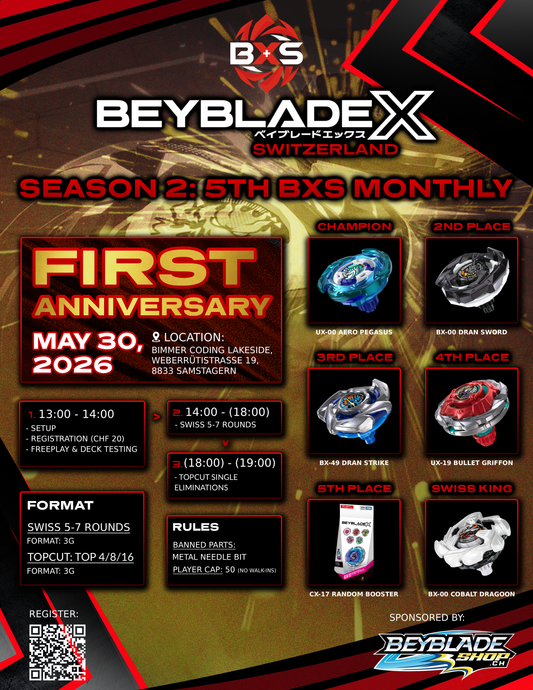 S2 5th BXS Monthly (FIRST ANNIVERSARY)