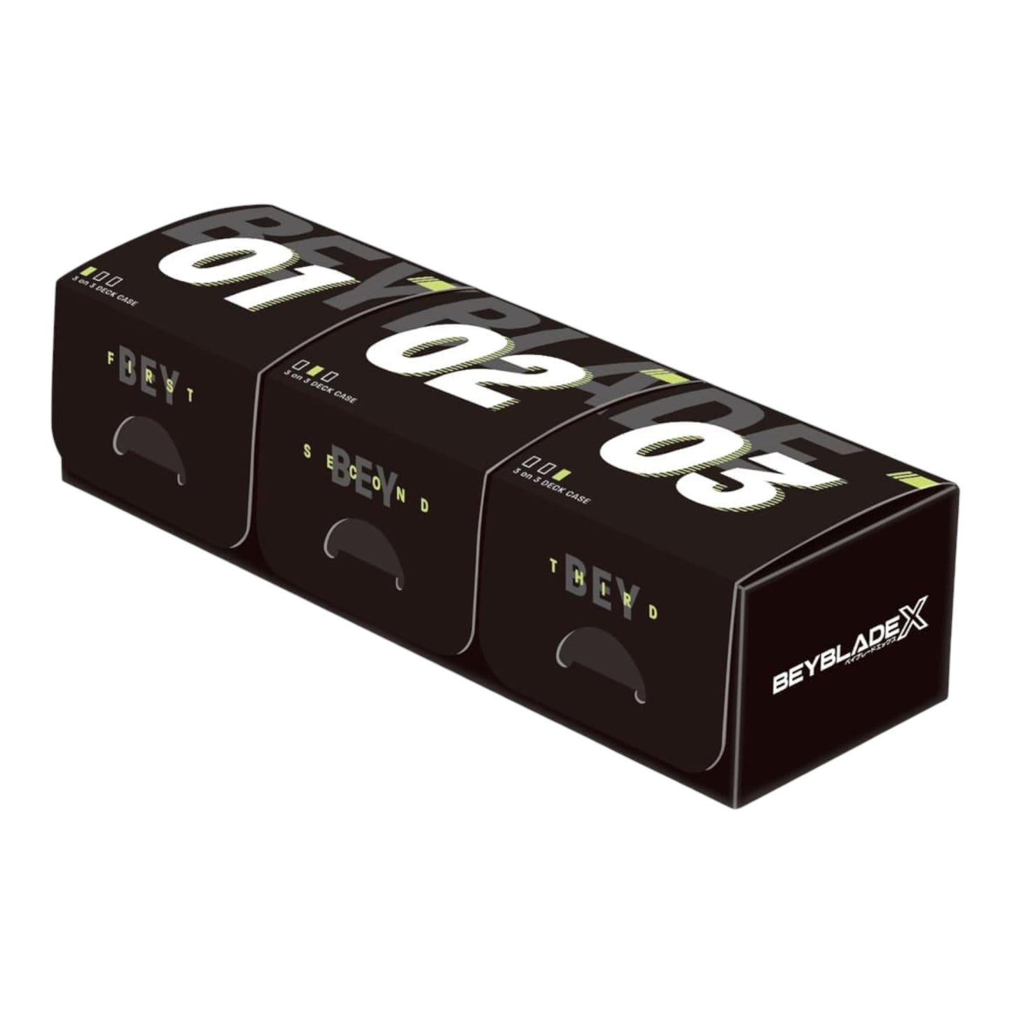 Takara Tomy Beyblade X BX-57 3on3 Deck Case (Black Version)