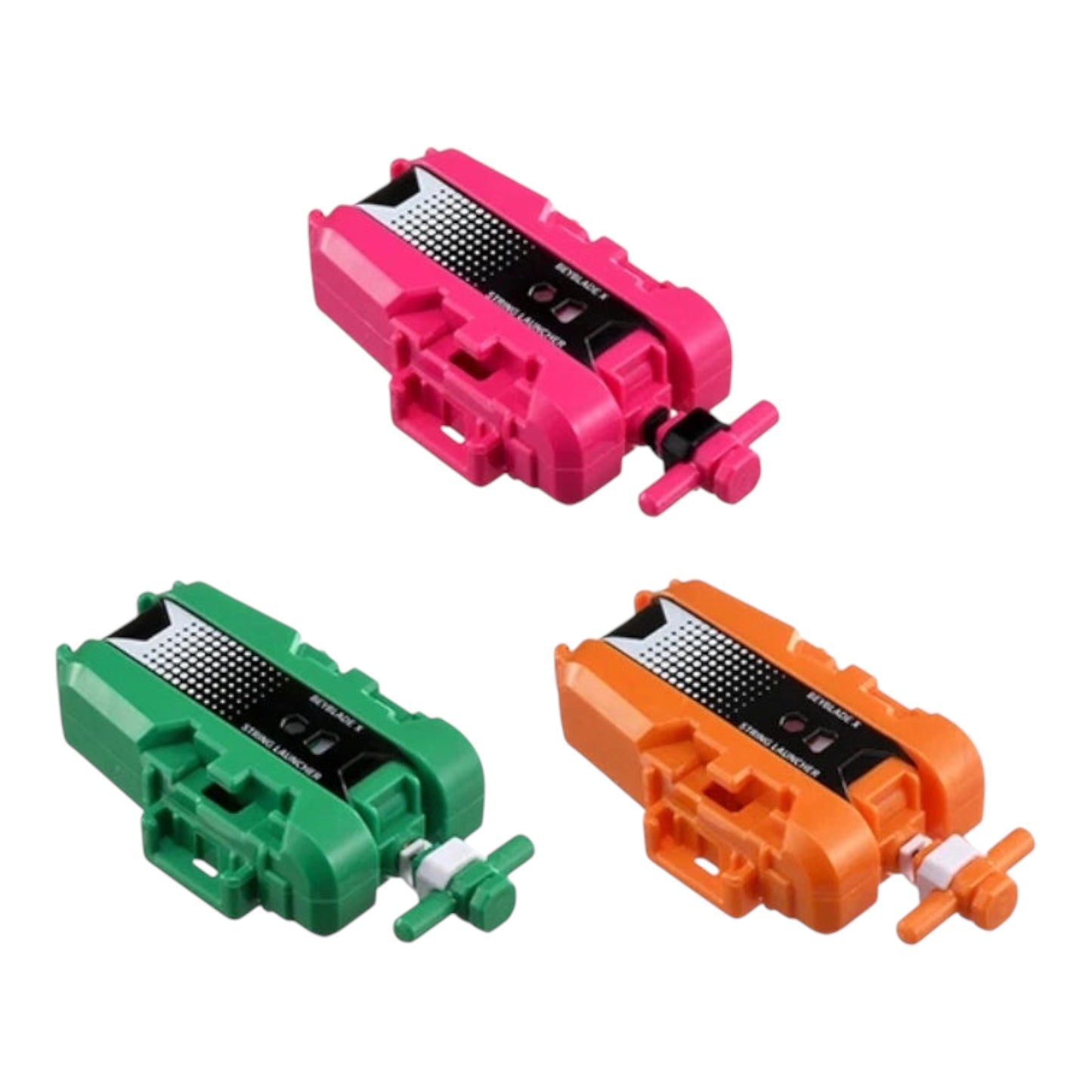 [LIMITED] Takara Tomy Beyblade X BX-00 String Launcher (B4 Pink + Orange + Green Version) FULL SET